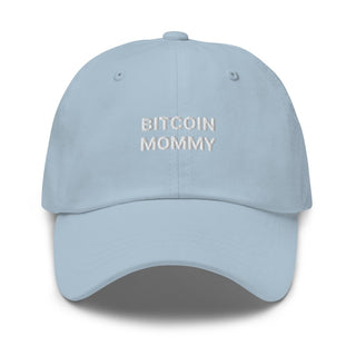Bitcoin Mommy Cap in Hellblau von BITVESTIS