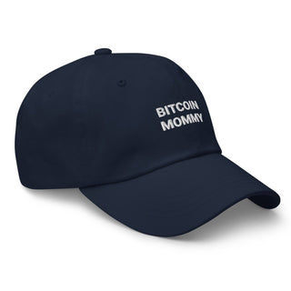 Bitcoin Mommy Cap in Navy von BITVESTIS