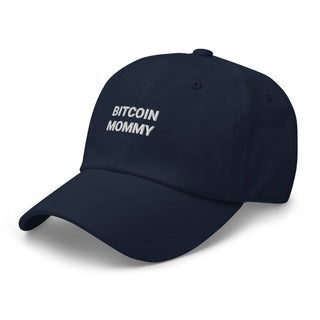 Bitcoin Mommy Cap in Navy von BITVESTIS
