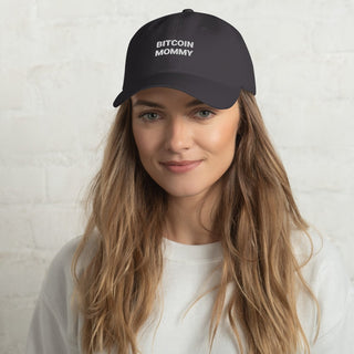 Bitcoin Mommy Cap in Navy von BITVESTIS