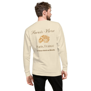 BITCOIN PARIS PULLOVER in Bone S ( von BITVESTIS)