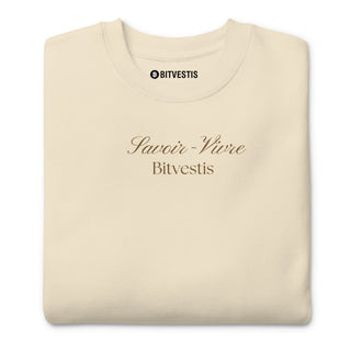 BITCOIN PARIS PULLOVER in Bone S ( von BITVESTIS)