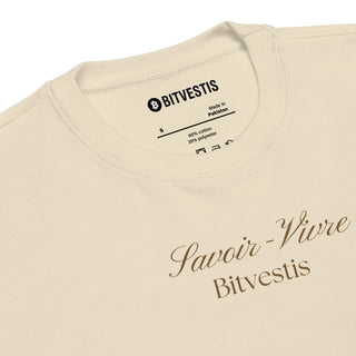 BITCOIN PARIS PULLOVER in Bone S ( von BITVESTIS)