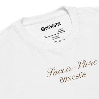 BITCOIN PARIS PULLOVER in Weiß S ( von BITVESTIS)