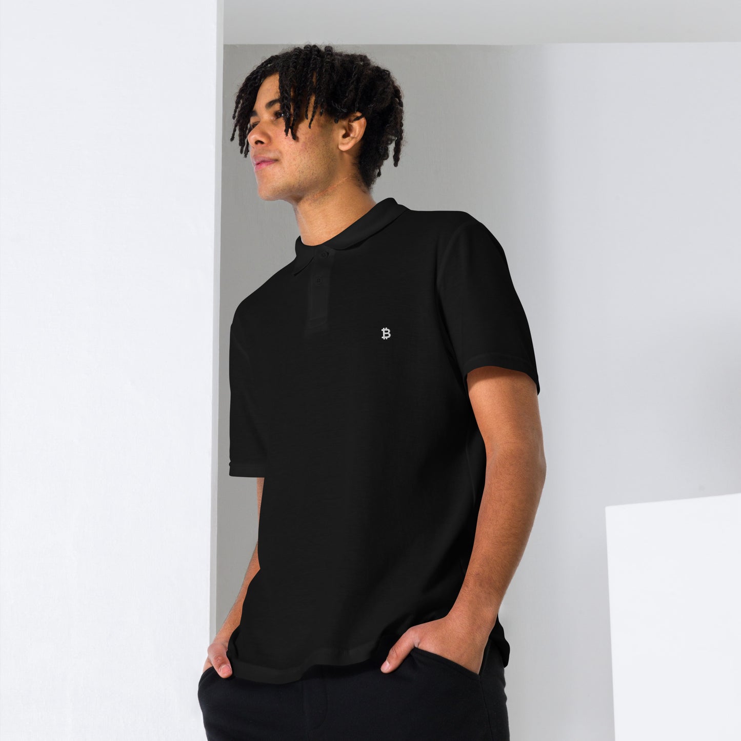 ₿ POLO SHIRT CLASSIC BITVESTIS S bitcoin Btc BITVESTIS