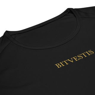 Bitcoin Running Club Sportshirt in Schwarz von BITVESTIS