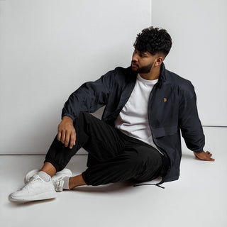 Bitcoin Running Club Windbreaker in Navy von BITVESTIS