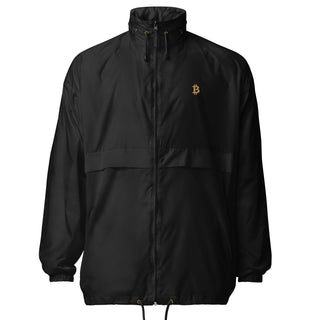 Bitcoin Running Club Windbreaker in Schwarz von BITVESTIS