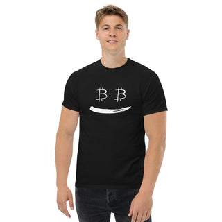 BITCOIN SMILE T - SHIRT in Schwarz S ( von BITVESTIS)