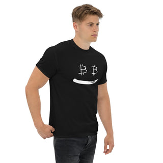 BITCOIN SMILE T - SHIRT in Schwarz S ( von BITVESTIS)