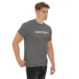 BITCOIN T - SHIRT in Holzkohle S ( von BITVESTIS)