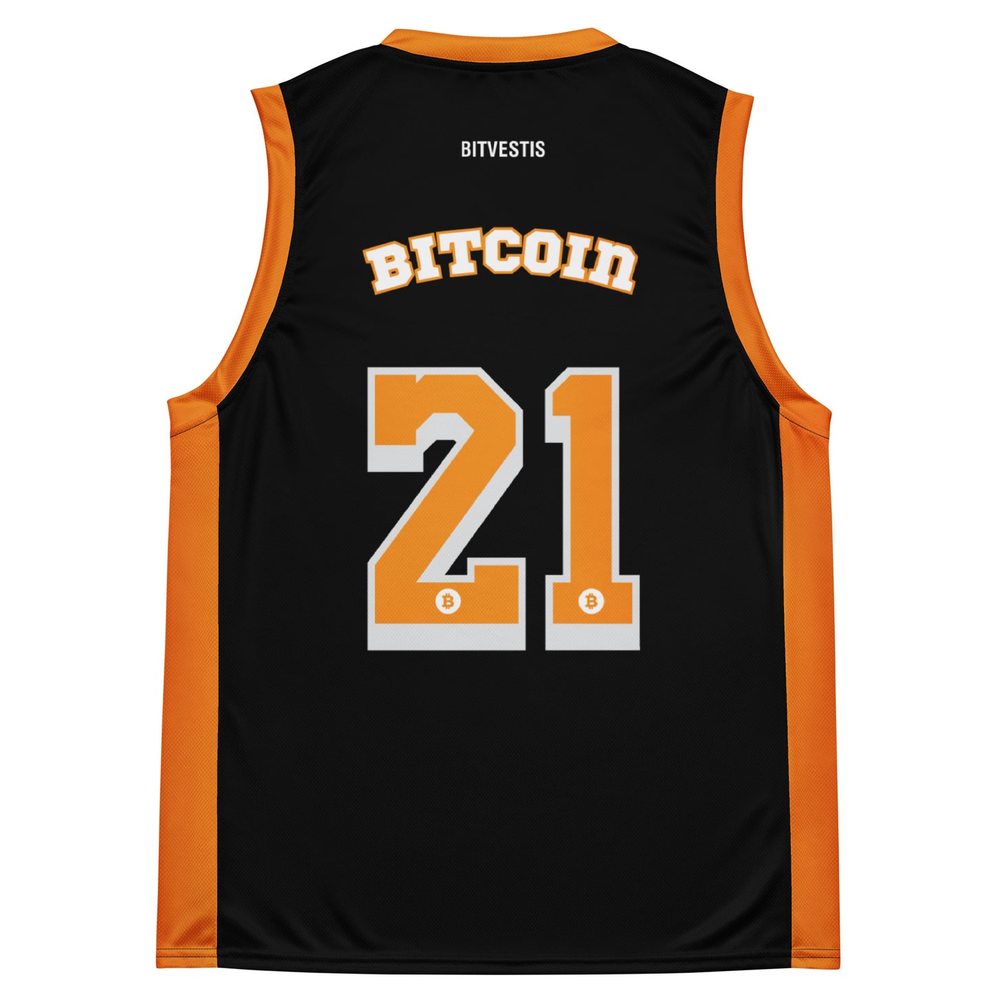 Exklusives Bitcoin Trikot – 100% recyceltes Polyester, ideal für die Bitcoin-Community.