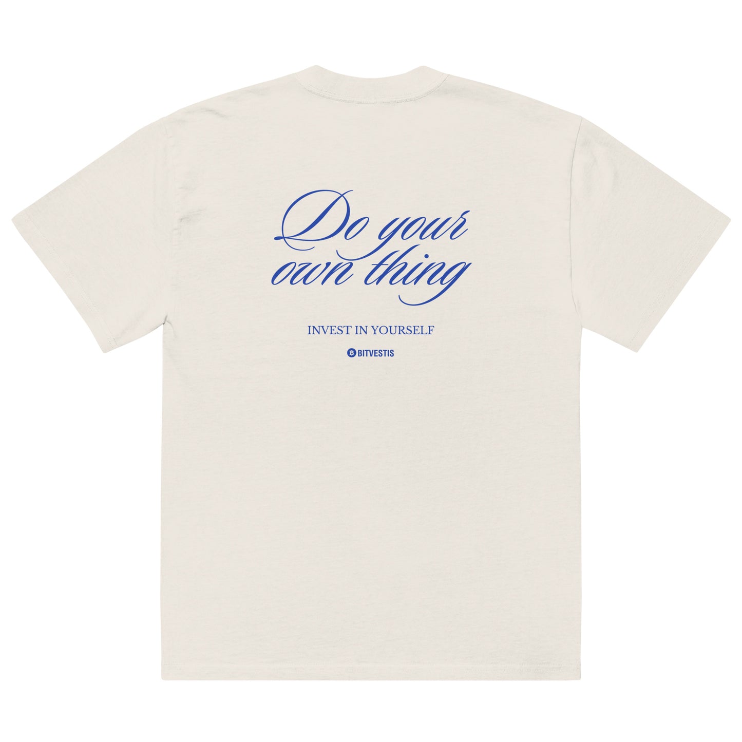 bitcoin-tshirt-streetwear-look-INVEST IN YOURSELF OVERSIZED T-SHIRT – Hochwertige Baumwolle für maximalen Komfort.