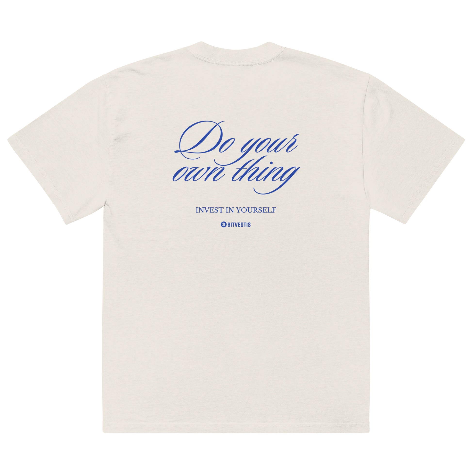 bitcoin-tshirt-streetwear-look-INVEST IN YOURSELF OVERSIZED T-SHIRT – Hochwertige Baumwolle für maximalen Komfort.