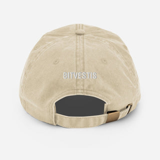 Bitcoin Vintage Cap in Vintage Stone von BITVESTIS