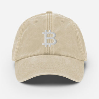 Bitcoin Vintage Cap in Vintage Stone von BITVESTIS