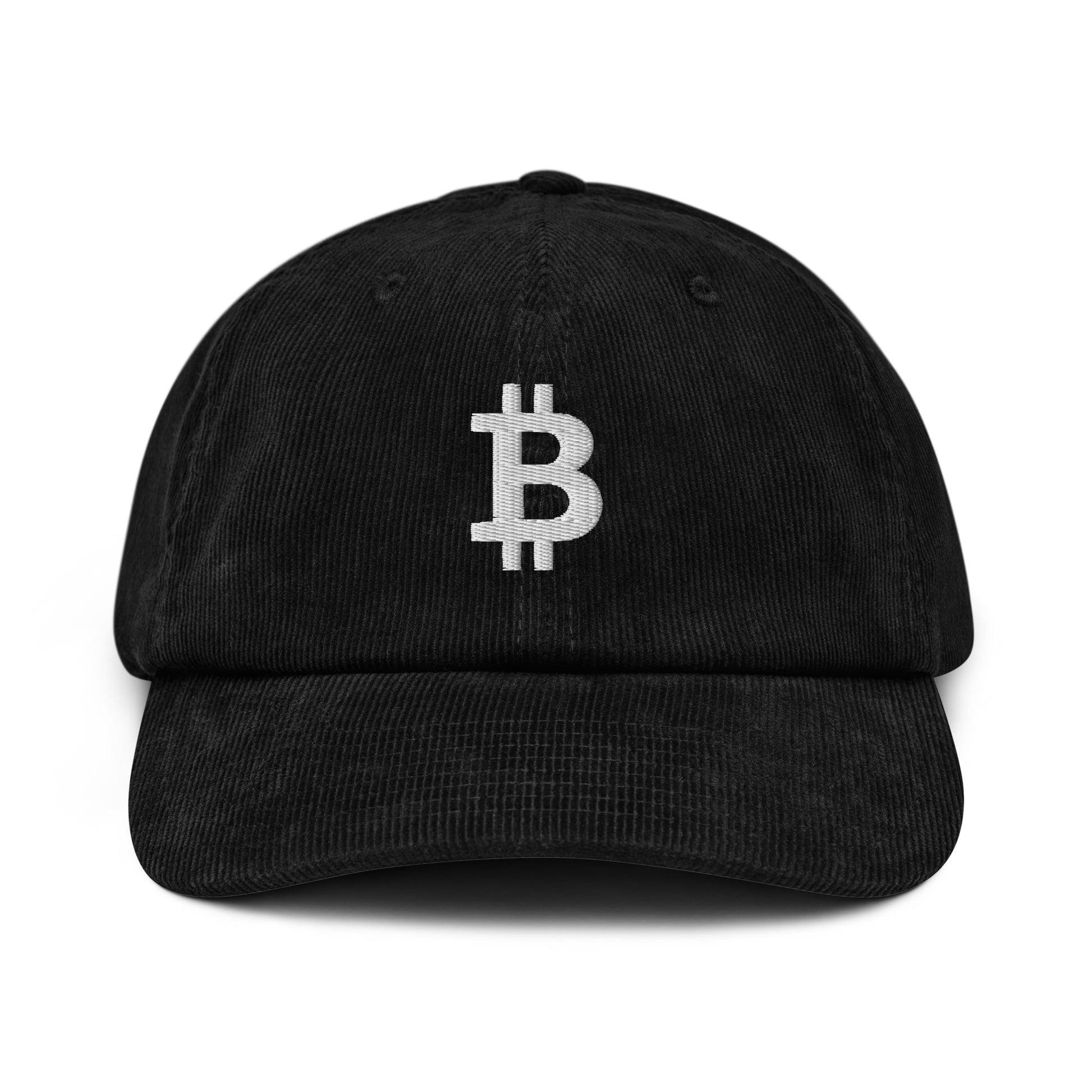Stylische Cord Cap mit Bitcoin-Logo – das perfekte Accessoire für Krypto-Fans