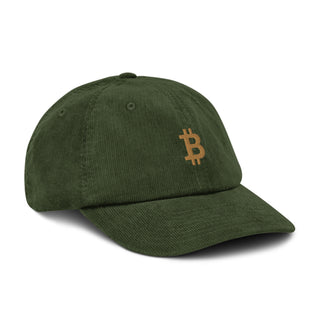 LIMITIERTE BITCOIN GOLD CORD CAP in Schwarz ( von BITVESTIS)