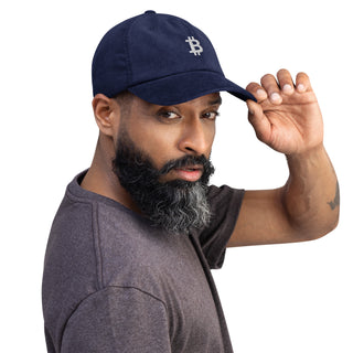 BITCOIN CORD CAP in Oxford Navy ( von BITVESTIS)