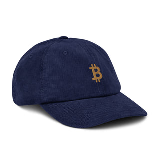 Exklusive Bitcoin Cap mit goldfarbenem ₿-Logo – verstellbar für den idealen Sitz. blau 1