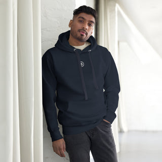 BITCOIN STANDARD STICK HOODIE in Navy Blazer S ( von BITVESTIS)