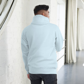 BITCOIN STANDARD STICK HOODIE in Sky Blue S ( von BITVESTIS)