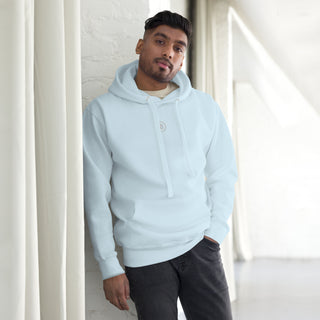 BITCOIN STANDARD STICK HOODIE in Sky Blue S ( von BITVESTIS)