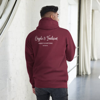 CRYPTO & FASHION HOODIE in Kastanienbraun S ( von BITVESTIS)