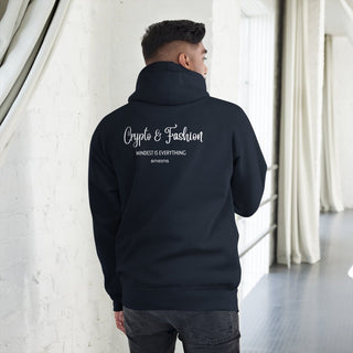 CRYPTO & FASHION HOODIE in Navy Blazer S ( von BITVESTIS)