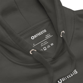 CRYPTO & FASHION HOODIE in Vintage Schwarz S ( von BITVESTIS)