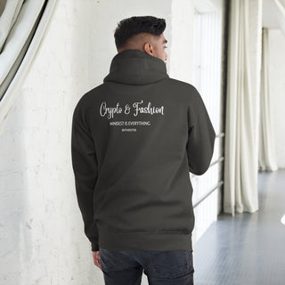 CRYPTO & FASHION HOODIE in Vintage Schwarz S ( von BITVESTIS)