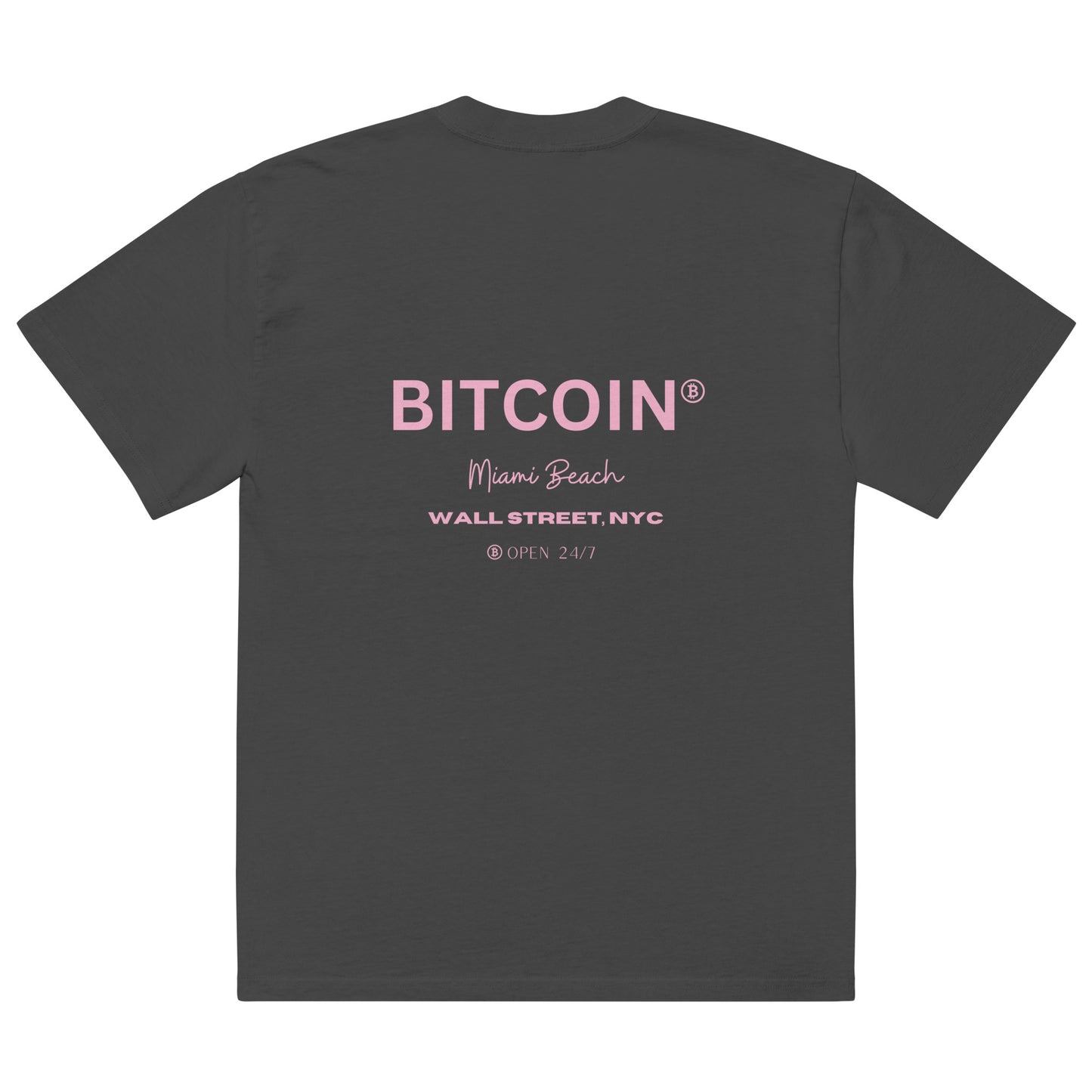 BITCOIN 24/7 OVERSIZED T-SHIRT-Bitcoin 24/7 Oversized T-Shirt – Perfektes Statement für Krypto-Fans, hochwertig verarbeitet aus 100% Baumwolle, ideal für deinen Streetwear-Look.