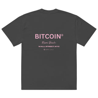 BITCOIN 24/7 OVERSIZED T-SHIRT-Bitcoin 24/7 Oversized T-Shirt – Perfektes Statement für Krypto-Fans.