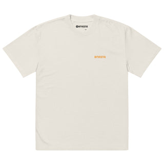 ORANGE PILL OVERSIZED T-SHIRT BITVESTIS BITVESTIS Faded Bone
