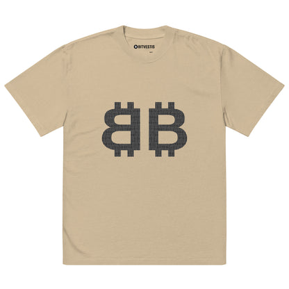 Vintage-style T-shirt with Bitcoin design stylish and cool
