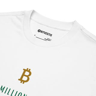 BITCOIN CLUB OVERSIZED T - SHIRT in Weiß S ( von BITVESTIS)