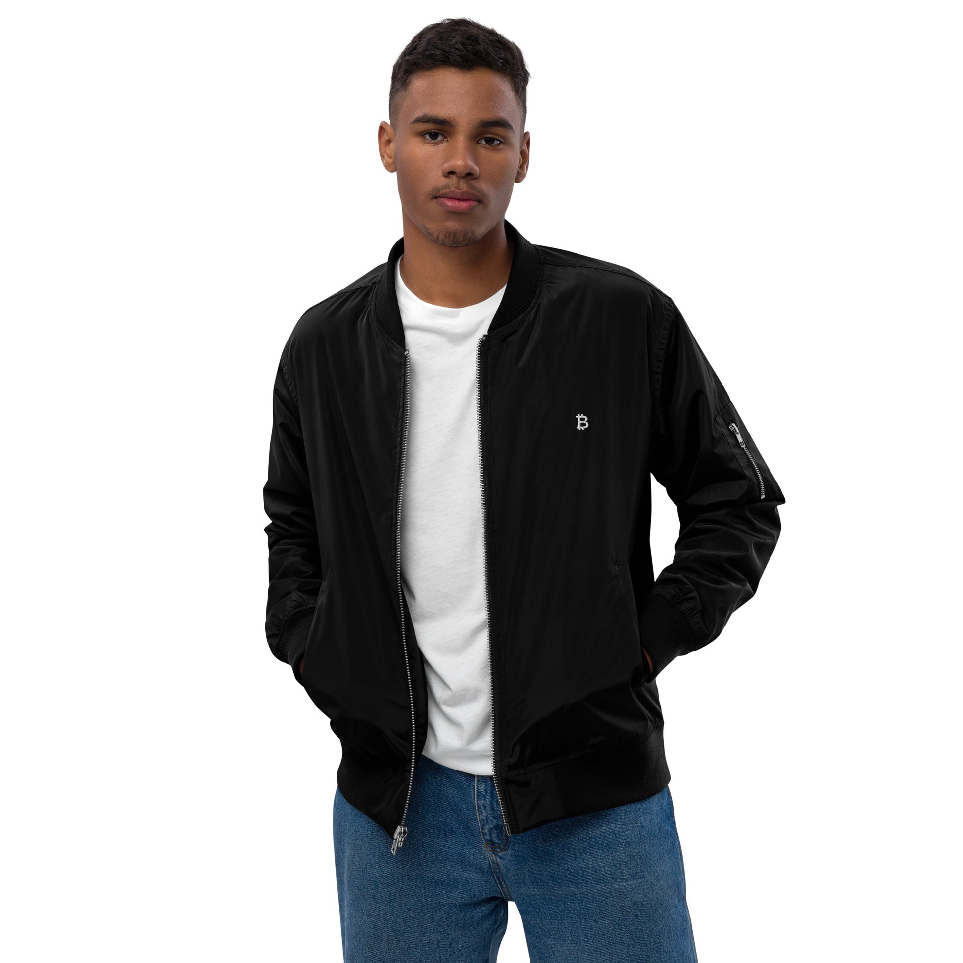 BITCOIN BOMBER JACKE BITVESTIS XS