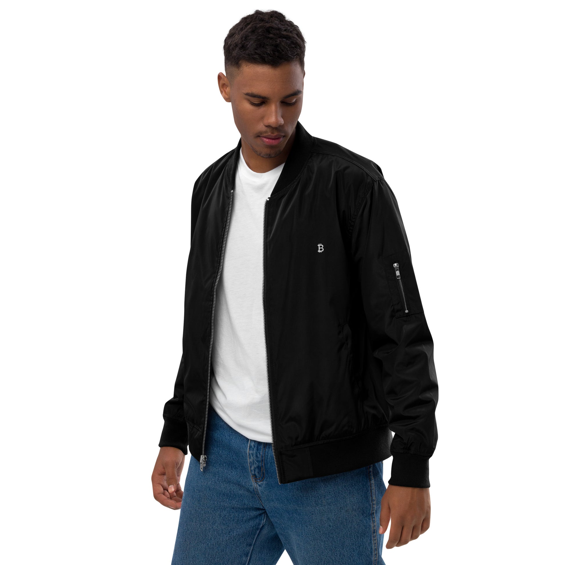 BITCOIN BOMBER JACKE BITVESTIS XS