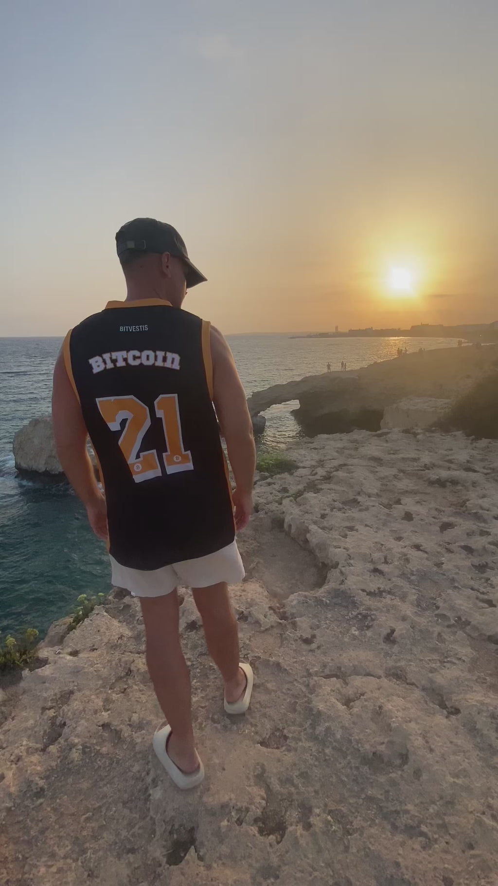 Nachhaltiges Bitcoin Trikot – 100% recyceltes Polyester, ideal für Krypto-Enthusiasten und Umweltbewusste.