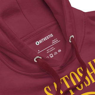 SATOSHI HOODIE in Kastanienbraun S ( von BITVESTIS)