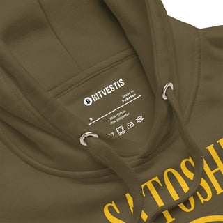 SATOSHI HOODIE in Militärgrün S ( von BITVESTIS)