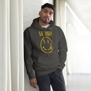 SATOSHI HOODIE in Vintage Schwarz S ( von BITVESTIS)
