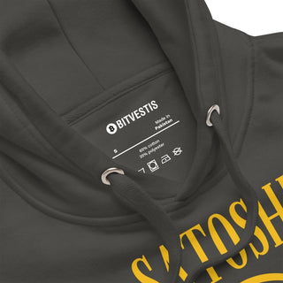 SATOSHI HOODIE in Vintage Schwarz S ( von BITVESTIS)