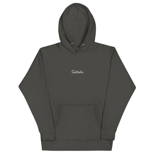 Satoshi Stick Hoodie in Vintage Schwarz von BITVESTIS