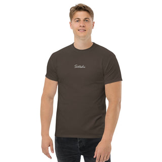 Satoshi Stick T-Shirt in Dunkle Schokolade von BITVESTIS