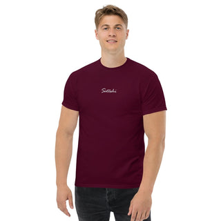 Satoshi Stick T-Shirt in Kastanienbraun von BITVESTIS