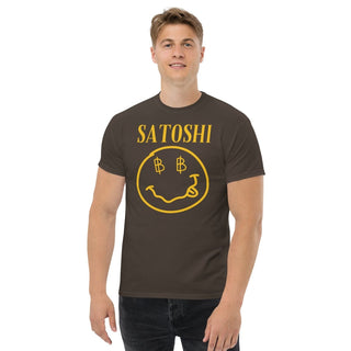 SATOSHI T - SHIRT in Dunkle Schokolade S ( von BITVESTIS)