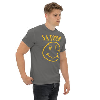 SATOSHI T - SHIRT in Holzkohle S ( von BITVESTIS)