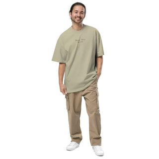 SAVOIR VIVRE BITCOIN OVERSIZED T - SHIRT in Faded Eucalyptus S ( von BITVESTIS)