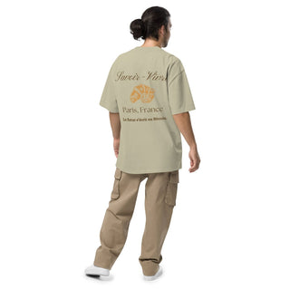 SAVOIR VIVRE BITCOIN OVERSIZED T - SHIRT in Faded Eucalyptus S ( von BITVESTIS)